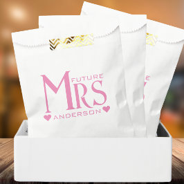 Bolsa De Papel Pink Future Mrs Engagement Party Bridal Shower