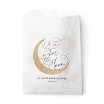 Pink Over the Moon Baby Shower