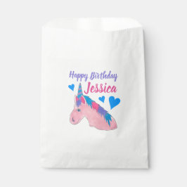 Bolsa De Papel Pink Purple Magse Horse Unicornio