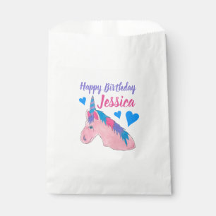 Bolsa De Papel Pink Purple Magse Horse Unicornio