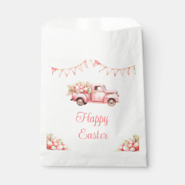 Bolsa De Papel Pink Truck Easter Egg Hunt