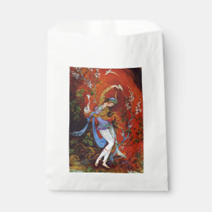 Bolsa De Papel Pintura miniatura de un ninfa persa