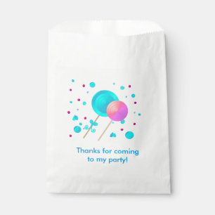 Bolsa De Papel Pirulíes y puntos de caramelo