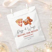 Pizza y Alas Antes de la Ducha de Parejas de Los A