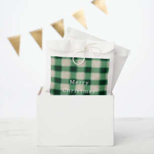 Bolsa De Papel Placa de crema verde