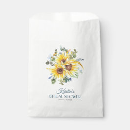 Bolsa De Papel Placa de papel de girasol de verano