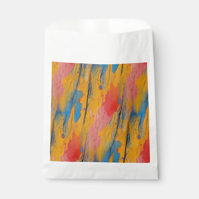 Bolsa De Papel Placa de pintura colorida (Anverso)