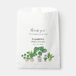 Bolsa De Papel Plantas en macetas Despedida de soltera Agradecimi