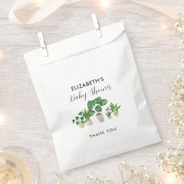 Bolsa De Papel Plantas Potadas Baby Shower Bloom Personalizado Bo
