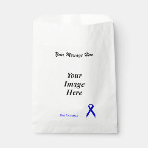 Bolsa De Papel Plantilla de cinta estándar azul de Kenneth Yoncic