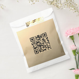 Bolsa De Papel Plantilla de código QR editable instantáneamente  