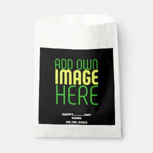 BOLSA DE PAPEL PLANTILLA DE TEXTO DE IMAGEN NEGRA SIMPLE EDITABLE