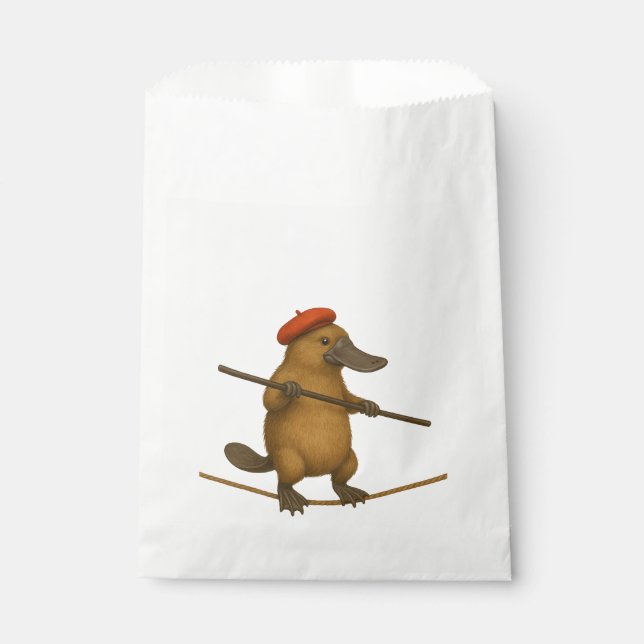 Bolsa De Papel Plato platypus tightrope walker (Anverso)
