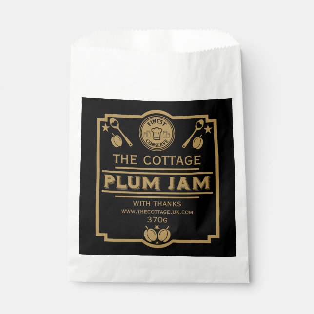 Bolsa De Papel Plum Jam Conserve Maker (Anverso)