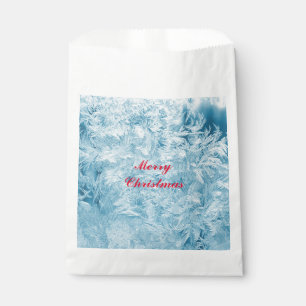 Bolsa De Papel Plumas abstractas y copos de nieve