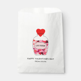 Bolsa De Papel Poción de amor Feliz Día de San Valentín personali
