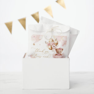 Bolsa De Papel Podemos esperar a Baby Shower Rosa