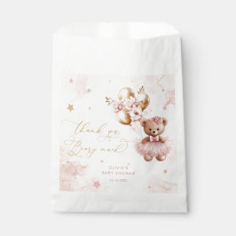 Bolsa De Papel Podemos esperar a Baby Shower Rosa