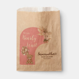 Bolsa De Papel Podemos Esperar A La Chica Kraft Favor Bags