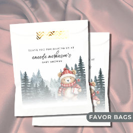 Bolsa De Papel Podemos esperar a que Baby Shower de invierno