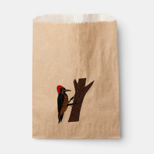 Bolsa De Papel Poderoso Páquer de madera