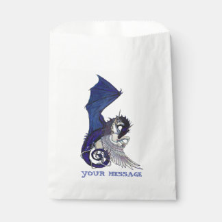 Bolsa De Papel Pony volando pegasus Pony con unicornio arcoiris