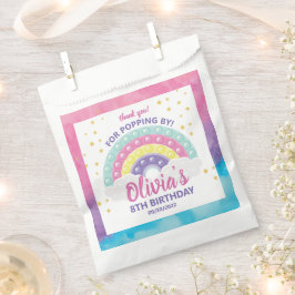 Bolsa De Papel Pop It Fidget Birday Party