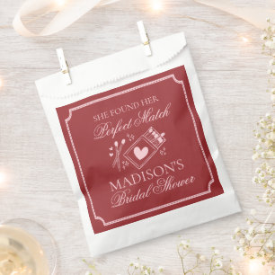 Bolsa De Papel Postre para Despedida de Soltera Perfect Match Mat