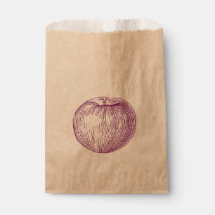 Bolsa De Papel Prensa de copiar púrpura Apple de Apple de