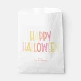 Bolsa De Papel Preppy Happy Halloween