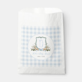 Bolsa De Papel Preppy Southern Blue Boy Pelican Baby Shower
