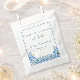 Bolsa De Papel Pretty Forget-me-nots Funeral Seed Packet