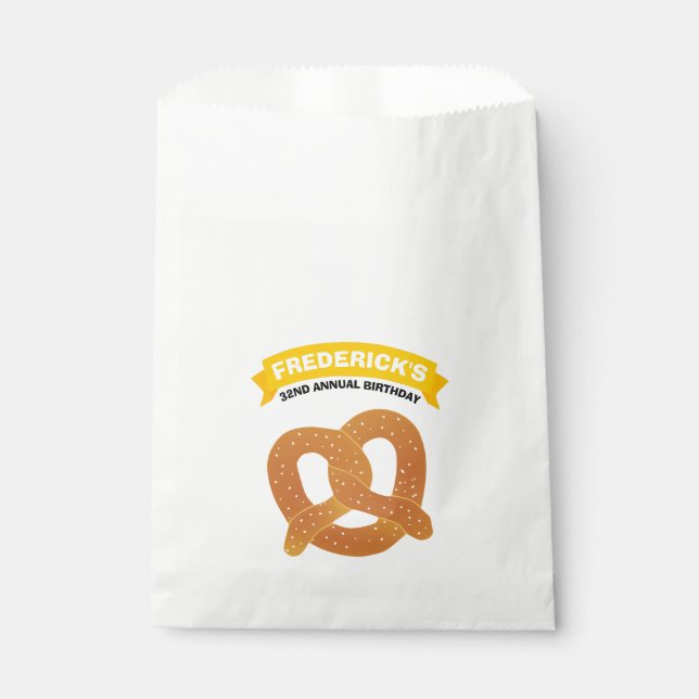 Bolsa De Papel Pretzel Fiesta (Anverso)