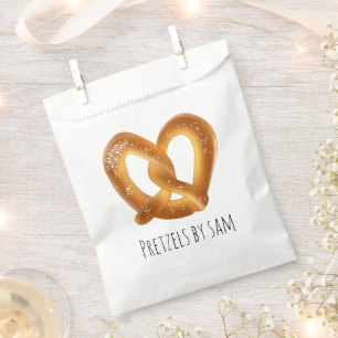 Bolsa De Papel Pretzel suave con sal