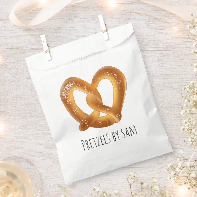 Bolsa De Papel Pretzel suave con sal (Cortado)