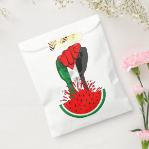 Bolsa De Papel Prima de resistencia palestina sobre la sandía