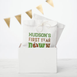 Bolsa De Papel Primer año del primer cumpleaños del fútbol