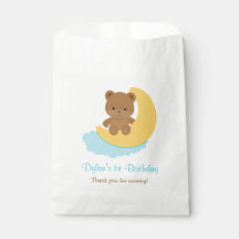 Primer cumpleaños / Baby Shower Favor Bags Boys