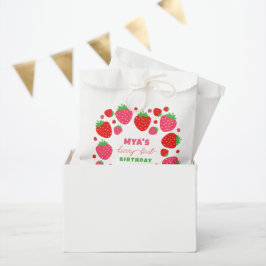 Bolsa De Papel Primer cumpleaños de fresa Berry
