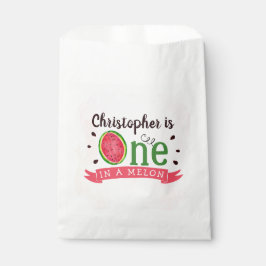 Bolsa De Papel Primer Cumpleaños De One In A Melon