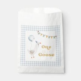 Bolsa De Papel Primer cumpleaños de One Silly Goose