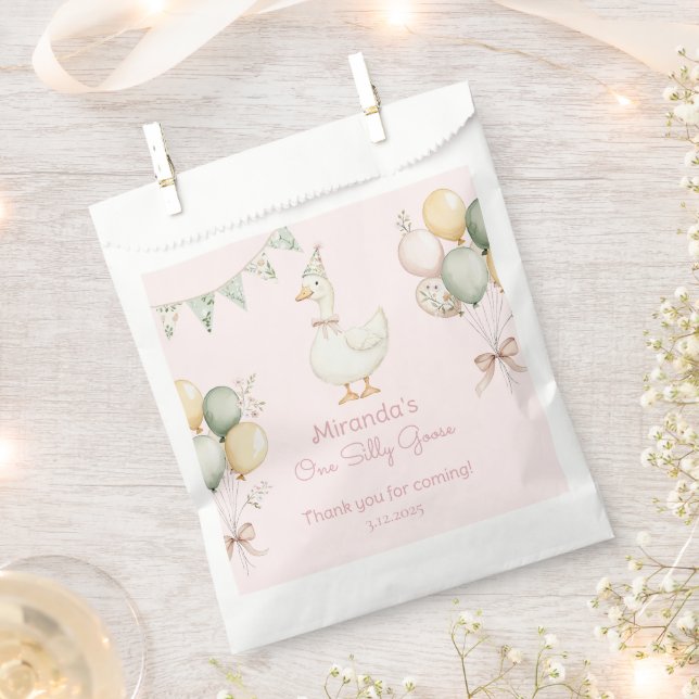 Bolsa De Papel Primer cumpleaños de un Chica de una mugre (Cortado)