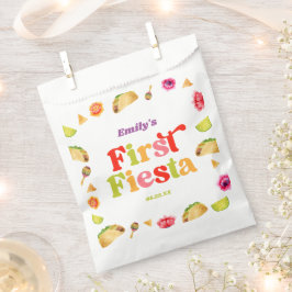 Bolsa De Papel Primer Fiesta de Fiesta Taco de Cumpleaños