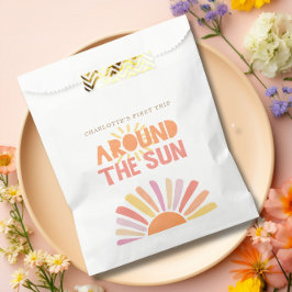 Bolsa De Papel Primer Viaje De Boho Alrededor Del Fiesta Del Prim