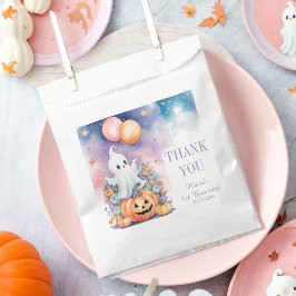 Bolsa De Papel Primera celebración de Boo Day - Fantasma y calaba