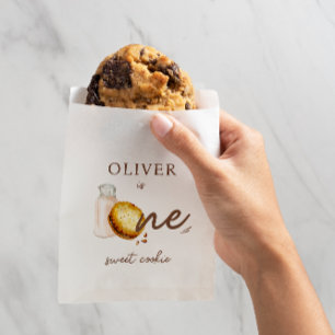 Bolsa De Papel Primera fiesta de cumpleaños de la leche y las coo