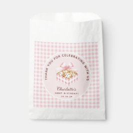 Bolsa De Papel Primera fiesta de cumpleaños de un dulce Chica de 