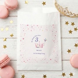 Bolsa De Papel Princess Crown 3rd Birthday Royal Threeness