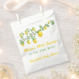 Bolsa De Papel Principal Squeeze Lemon Género Neutral Baby Shower