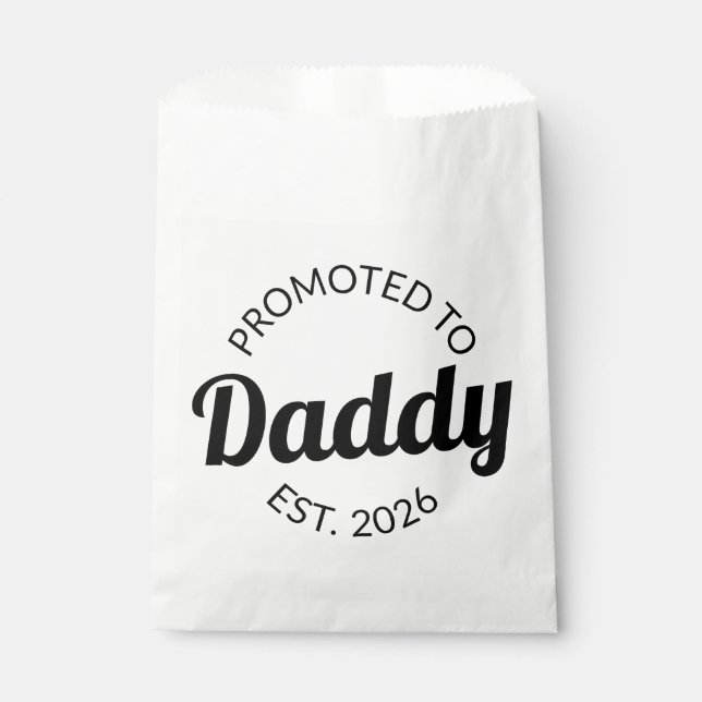 Bolsa De Papel Promovido A Daddy Est. I 2026 (Anverso)